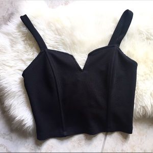 Black camisole like corsets